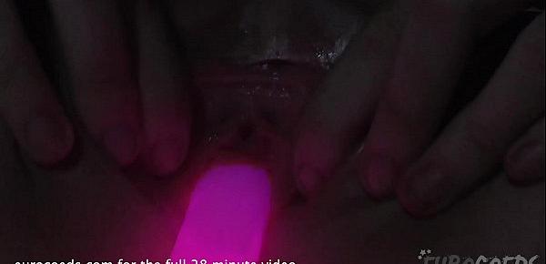  jessi empera epic glowstick masturbation and gaping her tiny pussy